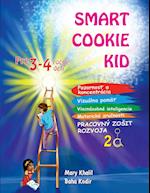 Smart Cookie Kid pre 3-4 ro&#269;né deti Pracovný zosit rozvoja 2A