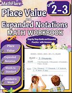 Place Value and Expanded Notations Math Workbook 2nd and 3rd Grade
