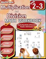 Multiplication and Division Math Workbook 2nd and 3rd Grade