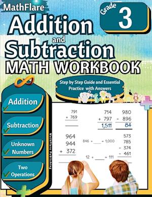 Addition and Subtraction Math Workbook 3rd Grade