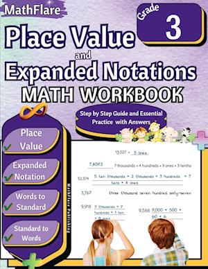 Place Value and Expanded Notations Math Workbook 3rd Grade