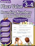 Place Value and Expanded Notations Math Workbook 3rd and 4th Grade