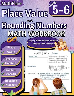 Place Value and Expanded Notations Math Workbook 5th and 6th Grade