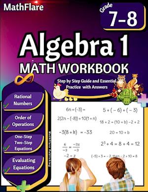 Algebra 1 Workbook 7th and 8th Grade