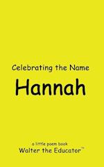 Celebrating the Name Hannah