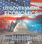 US Government Economics - Local, State and Federal | How Taxes and Government Spending Work | 4th Grade Children's Government Books