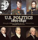 U.S. Politics 1801-1840 - History for Children | Timelines for Kids - Historical Facts | 5th Grade Social Studies