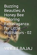 Buzzing Beauties: A Honey Bee Coloring Extravaganza for Little Pollinators - 02 