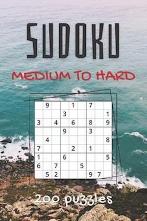 200 Sudoku Puzzles for Adults : Medium to Hard Puzzles with Solutions