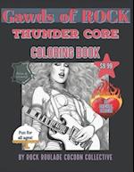 Thunder Core, Gawds of Rock: coloring book 