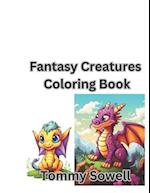 1.Fantasy Creatures: coloring book 