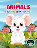 cute animals coloring book for kids: "Joyful Jungle: Dive into a World of Cute Creatures (Perfect for Ages 5-14)" 