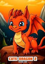 Cute Dragon 2: Coloring Book 
