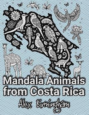 Mandala Animals from Costa Rica: A Coloring Journey Through the Rainforest