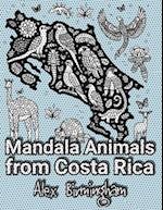 Mandala Animals from Costa Rica: A Coloring Journey Through the Rainforest 