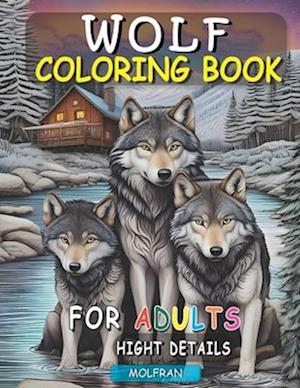 Wolf Coloring Book for Adults