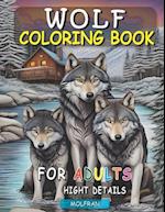 Wolf Coloring Book for Adults