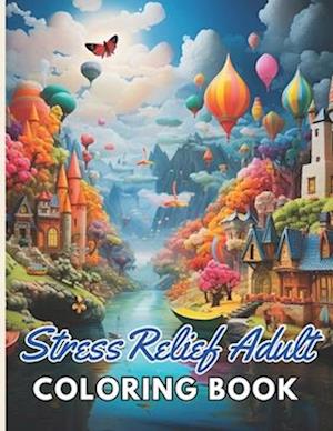 Stress Relief Adult Coloring Book