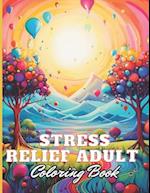 Stress Relief Adult Coloring Book