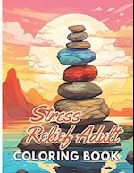 Stress Relief Adult Coloring Book