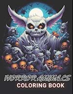 Horror Animals Coloring Book for Adult