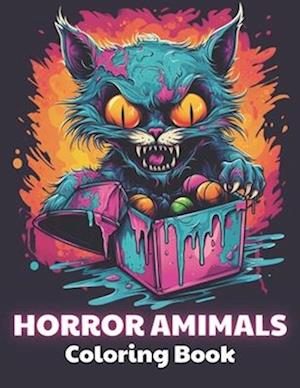 Horror Animals Coloring Book for Adult