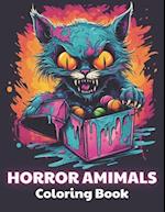 Horror Animals Coloring Book for Adult