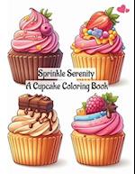 Sprinkle Serenity: A Cupcake Coloring Book 