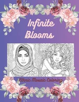 Infinite Blooms: Ethnic Mosaic Coloring