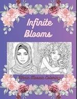 Infinite Blooms: Ethnic Mosaic Coloring 