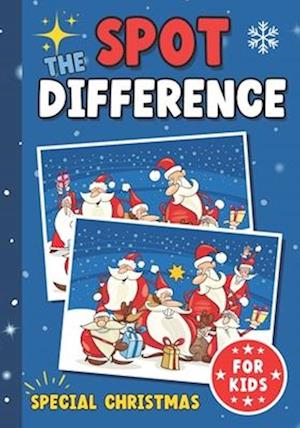 Spot the différence for kids: Special Christmas | search and find to develop observation and concentration | Funny colorful activity book | Gift idea