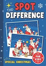 Spot the différence for kids: Special Christmas | search and find to develop observation and concentration | Funny colorful activity book | Gift idea 