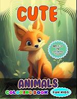 cute animals coloring book for kids: "Enchanting Critters: A Coloring Extravaganza for Kids (5-14)" 