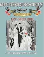 Art Deco Society Official: Deco Ball: Coloring Book 