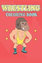 Wrestling Coloring Book