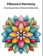 Fibonacci Harmony Coloring Book: A Coloring Journey in Narture's Golden Ratio 