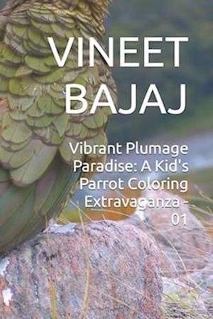 Vibrant Plumage Paradise: A Kid's Parrot Coloring Extravaganza - 01