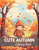 Cute Autumn Coloring Book for Kids: High-Quality and Unique Coloring Pages 