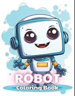 Robot Coloring Book for Kids: 100+ Unique and Beautiful Designs 