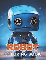 Robot Coloring Book for Kids: High Quality and Unique Coloring Pages 
