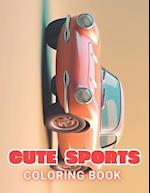 Cute Little Sports Car Coloring Book: High Quality +100 Beautiful Designs for All Ages 