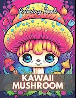 Kawaii Mushroom Coloring Book for Kids: 100+ New Designs for All Ages 