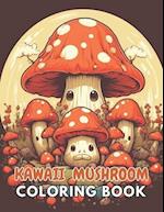 Kawaii Mushroom Coloring Book for Kids: New and Exciting Designs Suitable for All Ages 