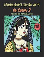 Madhubani Style Art to Color 2