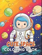 Cute Space Coloring Book for Kids: 100+ Unique and Beautiful Designs 