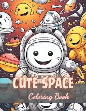 Cute Space Coloring Book for Kids: 100+ New and Exciting Designs