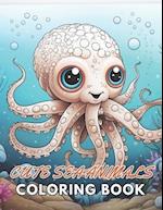 Cute Sea Animals Coloring Book for Kids: High Quality +100 Beautiful Designs for All Fans 