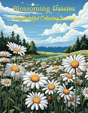 Blossoming Daisies: A Delightful Coloring Journey: Joyful Daisy Designs