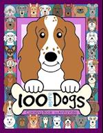 100 More Dogs Coloring Book 