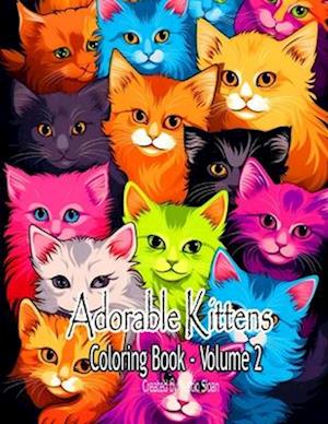 Adorable Kittens Coloring Book : Volume 2